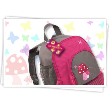 cartable personnalisé avec étiquette bagage